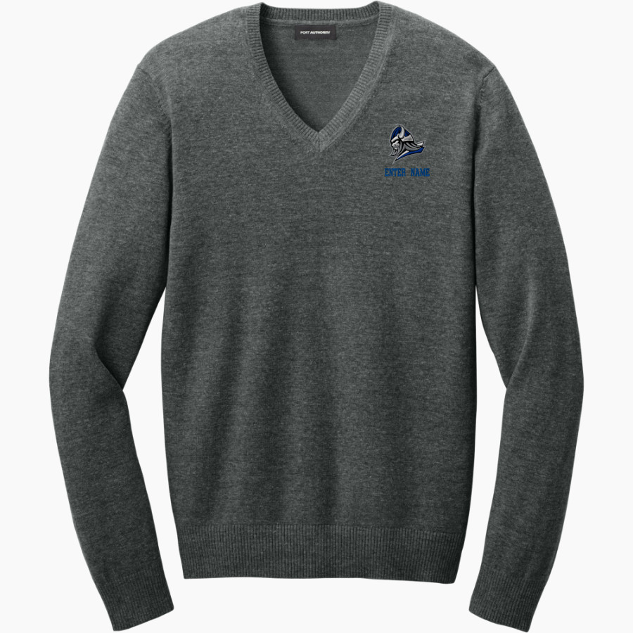 Winnebago Lutheran Vikings Online Store <span class="pdp-name-mascot">Winnebago Lutheran Academy Vikings</span> Port Authority Men's Easy Care V-Neck Sweater