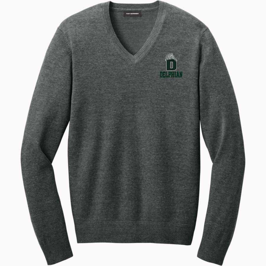 Delphian Dragons <span class="pdp-name-mascot">Delphian Dragons</span> Port Authority Men's Easy Care V-Neck Sweater