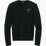 Trevecca University Trojans Port Authority Men's Easy Care V-Neck Sweater Front Thumbnail