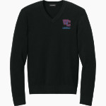 WEBB CITY HIGH SCHOOL CARDINALS Port Authority Men's Easy Care V-Neck Sweater Front Thumbnail