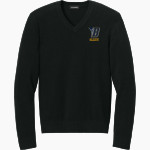 BELLEVILLE HIGH SCHOOL WILDCATS <span class="pdp-name-mascot">BELLEVILLE WILDCATS</span> Port Authority Men's Easy Care V-Neck Sweater Front Thumbnail