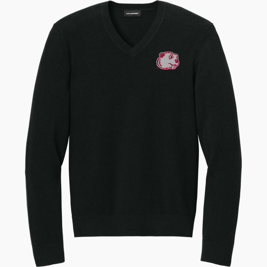 Minot State Beavers <span class="pdp-name-mascot">Minot State Beavers</span> Port Authority Men's Easy Care V-Neck Sweater