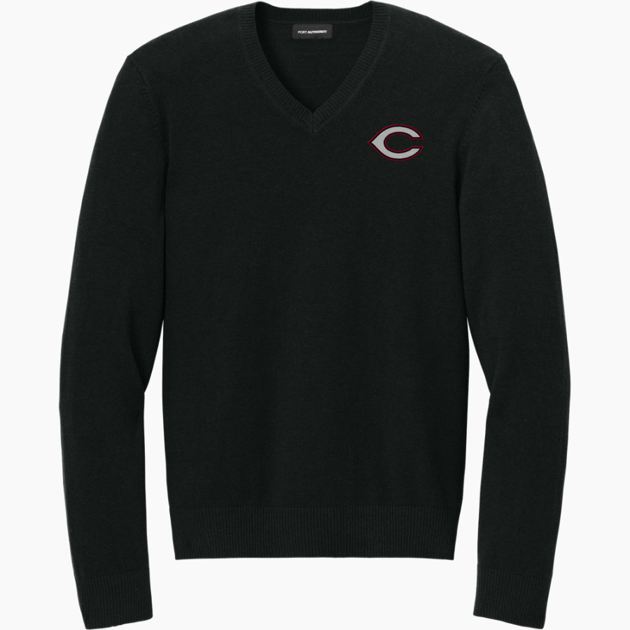 CAMAS PAPERMAKERS The Official Online Store <span class="pdp-name-mascot">CAMAS PAPERMAKERS</span> Port Authority Men's Easy Care V-Neck Sweater