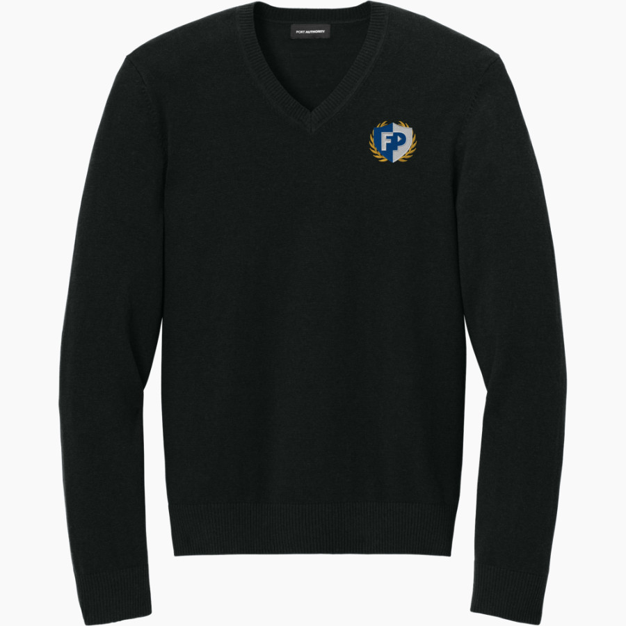 FreedomProject Academy <span class="pdp-name-mascot">FreedomProject Academy Founders</span> Port Authority Men's Easy Care V-Neck Sweater