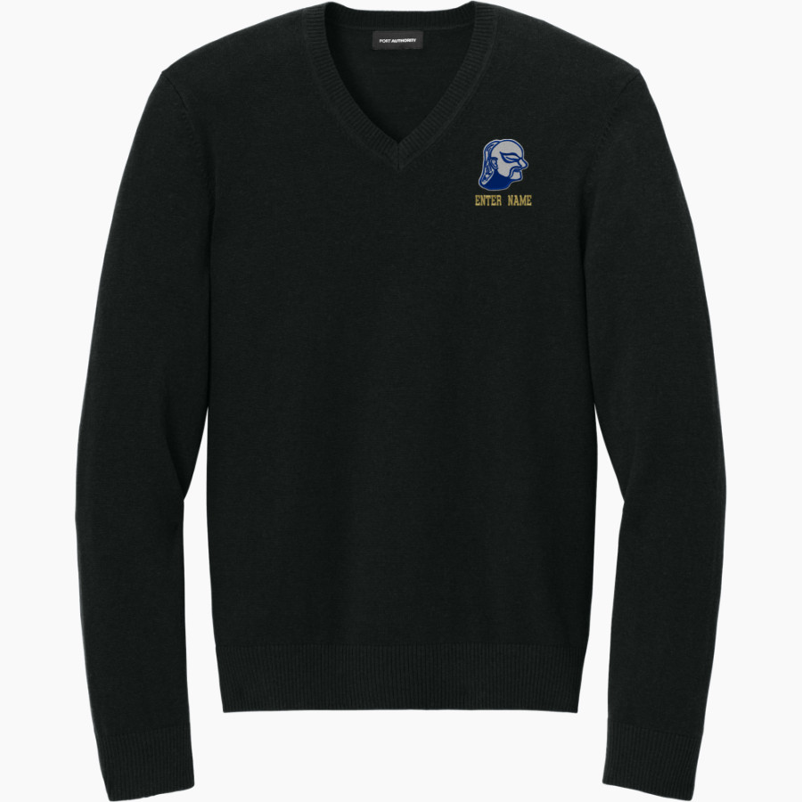 Granville Central Golden Horde <span class="pdp-name-mascot">Granville Golden Horde</span> Port Authority Men's Easy Care V-Neck Sweater