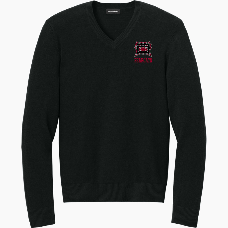 SPENCERVILLE HIGH SCHOOL BEARCATS <span class="pdp-name-mascot">SPENCERVILLE BEARCATS</span> Port Authority Men's Easy Care V-Neck Sweater