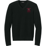 St. Clement Cardinals <span class="pdp-name-mascot">St. Clement School Cardinals</span> Port Authority Men's Easy Care V-Neck Sweater Front Thumbnail