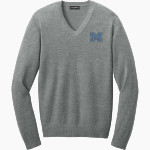 MIDLAKES HIGH SCHOOL SCREAMING EAGLES <span class="pdp-name-mascot">MIDLAKES SCREAMING EAGLES</span> Port Authority Men's Easy Care V-Neck Sweater Front Thumbnail
