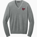 St. John's Prep Red Storm Port Authority Men's Easy Care V-Neck Sweater Front Thumbnail