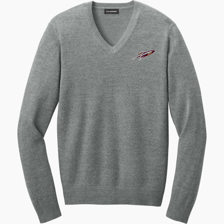 RICHMOND-BURTON HIGH SCHOOL ROCKETS Port Authority Men's Easy Care V-Neck Sweater