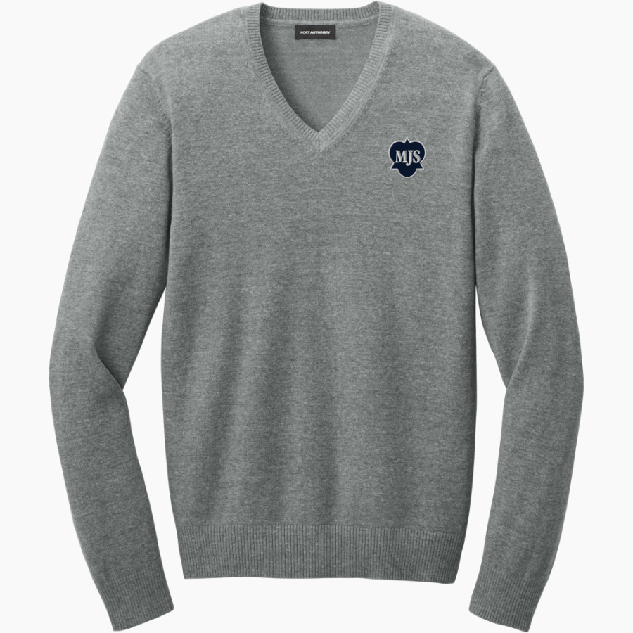 Mayfield Junior School Mustangs Online Store <span class="pdp-name-mascot">Mayfield Mustangs</span> Port Authority Men's Easy Care V-Neck Sweater