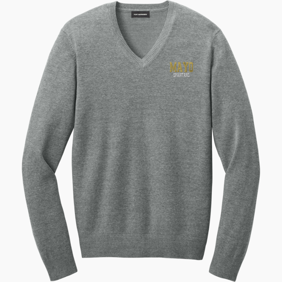 Mayo Spartans <span class="pdp-name-mascot">Mayo Spartans</span> Port Authority Men's Easy Care V-Neck Sweater
