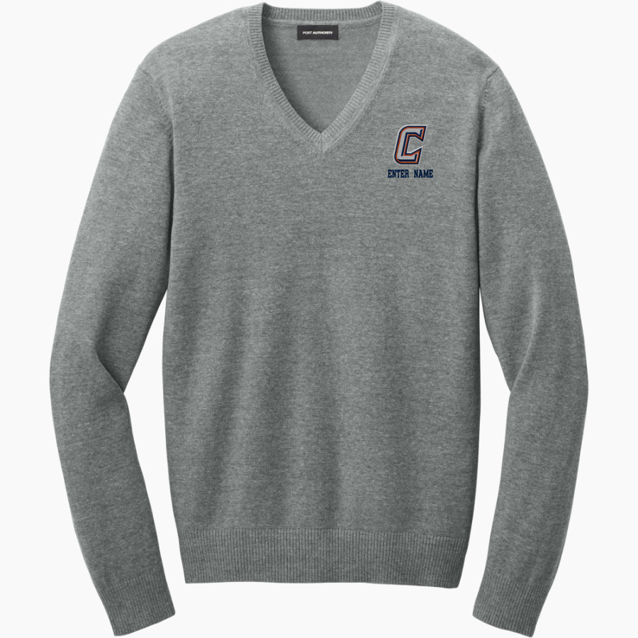 CYPRESS HIGH SCHOOL CENTURIONS <span class="pdp-name-mascot">CYPRESS CENTURIONS</span> Port Authority Men's Easy Care V-Neck Sweater