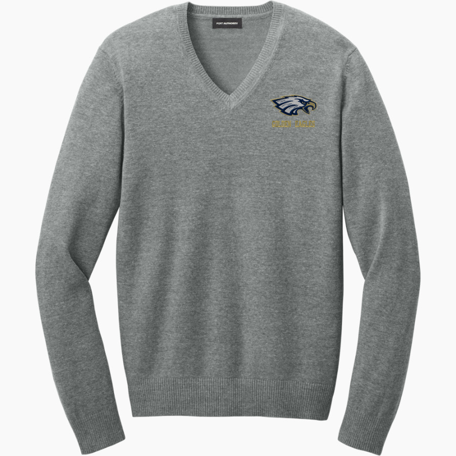BETHPAGE HIGH SCHOOL GOLDEN EAGLES <span class="pdp-name-mascot">BETHPAGE GOLDEN EAGLES</span> Port Authority Men's Easy Care V-Neck Sweater