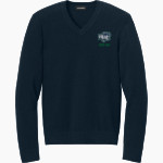 Warren Wilson Owls Port Authority Men's Easy Care V-Neck Sweater Front Thumbnail