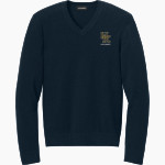 Haddam Killingworth Cougars Online Store Port Authority Men's Easy Care V-Neck Sweater Front Thumbnail