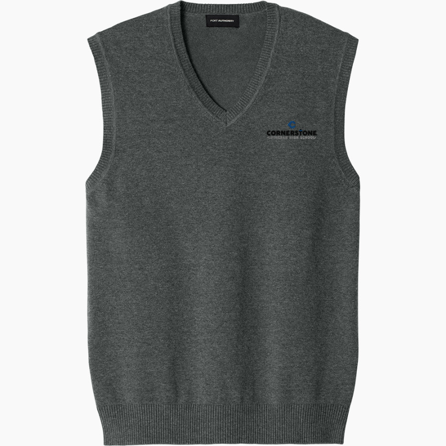 Cornerstone Lutheran Guardians <span class="pdp-name-mascot">Cornerstone Lutheran Guardians</span> Port Authority Men's Easy Care Sweater Vest