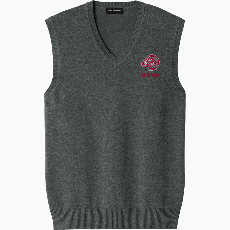 West Valley Rams Online Store <span class="pdp-name-mascot">West Valley Rams</span> Port Authority Men's Easy Care Sweater Vest