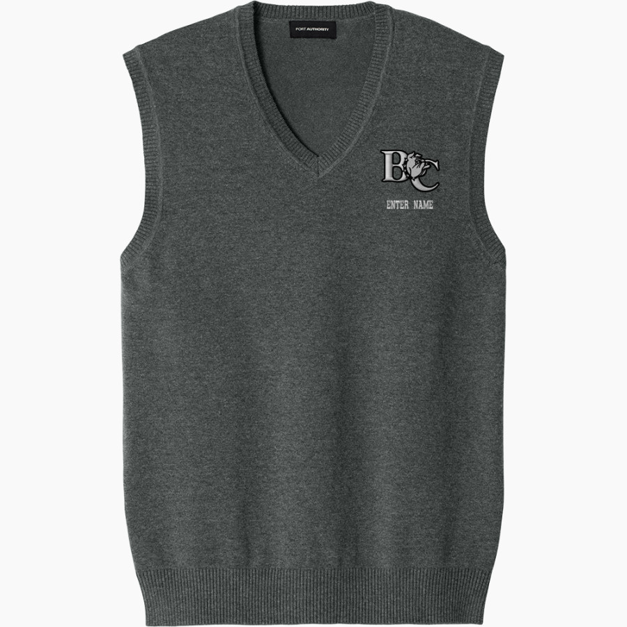 Barton College Official Store of the Bulldogs <span class="pdp-name-mascot">Barton Bulldogs</span> Port Authority Men's Easy Care Sweater Vest