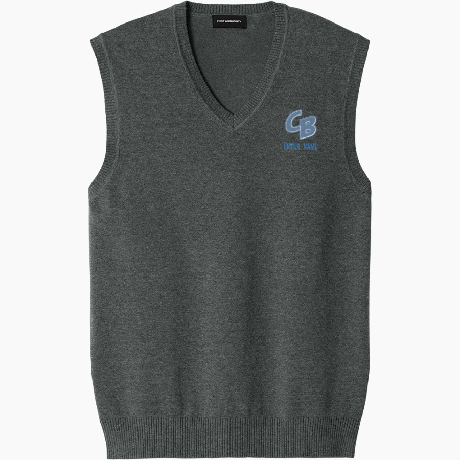 Cedar Bluffs Wildcats <span class="pdp-name-mascot">Cedar Bluffs Wildcats</span> Port Authority Men's Easy Care Sweater Vest