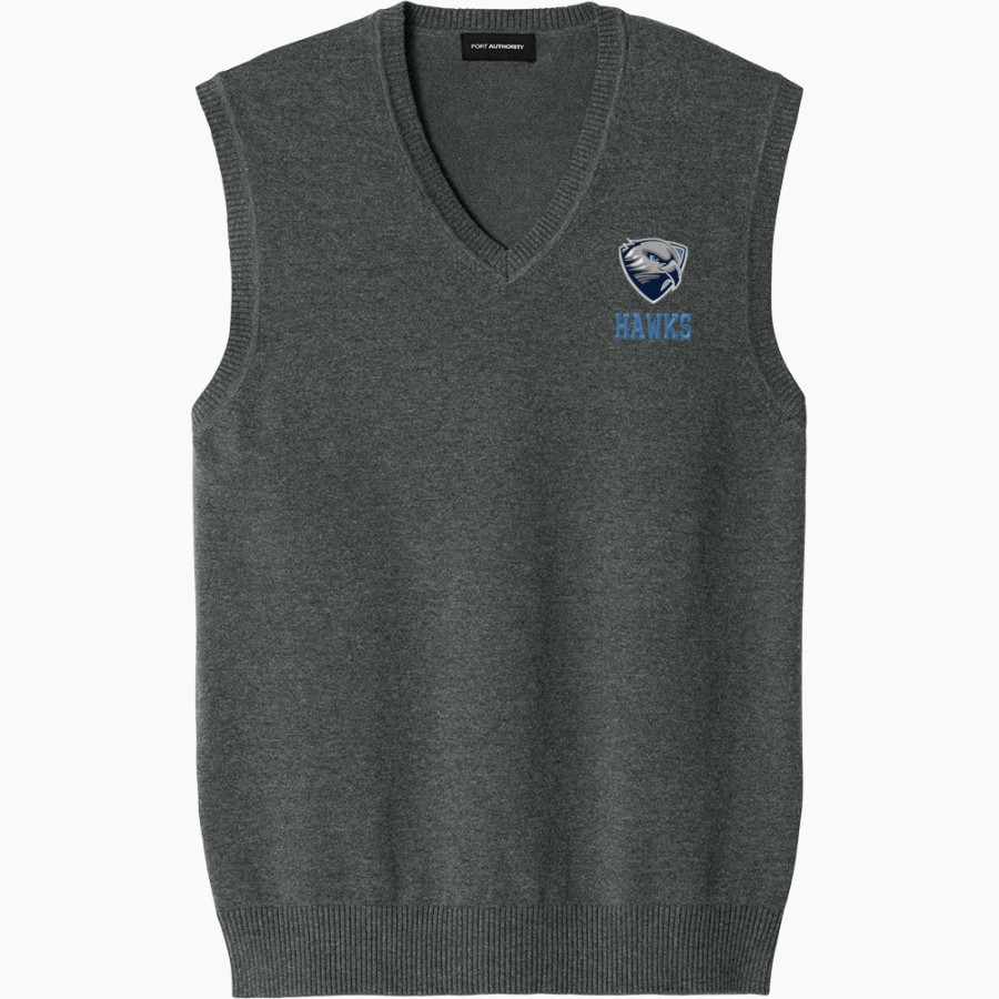 Hamilton Heights Hawks <span class="pdp-name-mascot">Hamilton Heights Christian Academy Hawks</span> Port Authority Men's Easy Care Sweater Vest