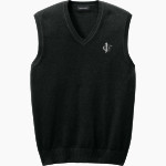 Jupiter Christian Eagles <span class="pdp-name-mascot">Jupiter Eagles</span> Port Authority Men's Easy Care Sweater Vest Front Thumbnail