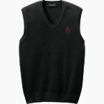 SHAW HIGH SCHOOL CARDINALS Port Authority Men's Easy Care Sweater Vest Front Thumbnail