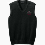 Anna Maria College Amcats <span class="pdp-name-mascot">Anna Maria College Amcats</span> Port Authority Men's Easy Care Sweater Vest Front Thumbnail