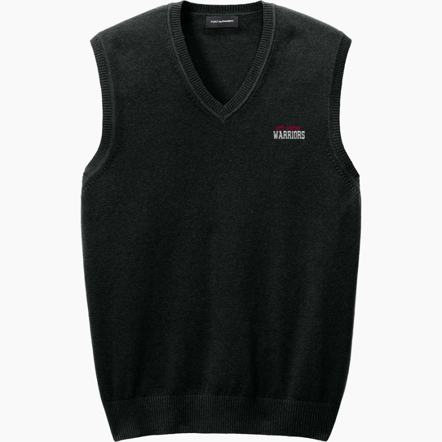 Unity Christian Warriors <span class="pdp-name-mascot">Unity Christian Warriors</span> Port Authority Men's Easy Care Sweater Vest