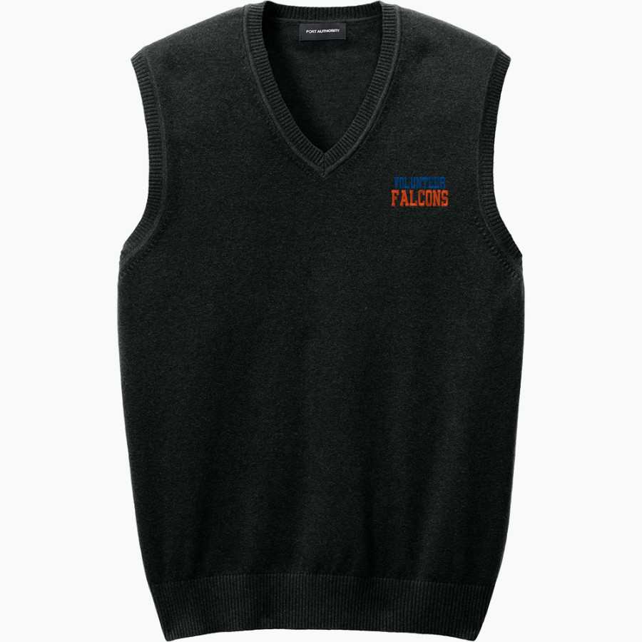 VOLUNTEER HIGH SCHOOL FALCONS <span class="pdp-name-mascot">VOLUNTEER FALCONS</span> Port Authority Men's Easy Care Sweater Vest