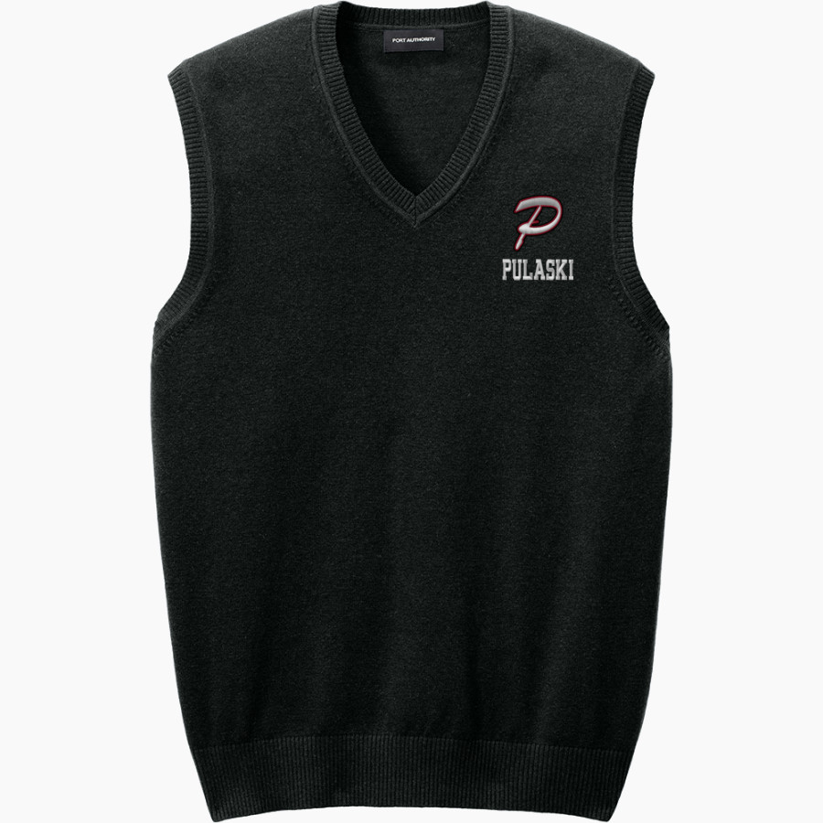 Pulaski Red Raiders <span class="pdp-name-mascot">Pulaski Red Reaiders</span> Port Authority Men's Easy Care Sweater Vest