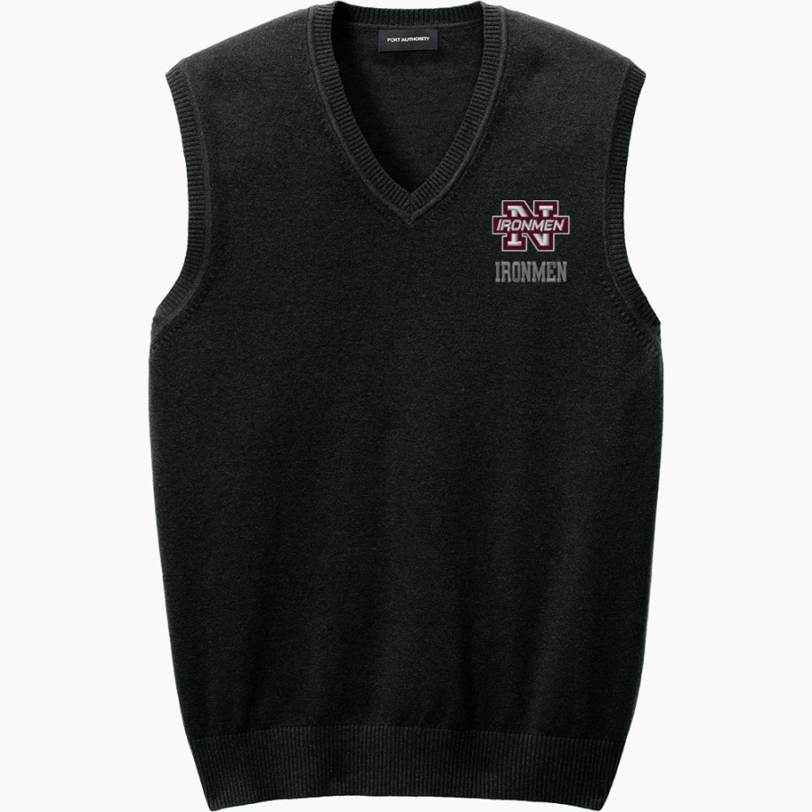 NOWATA HIGH SCHOOL IRONMEN <span class="pdp-name-mascot">NOWATA IRONMEN</span> Port Authority Men's Easy Care Sweater Vest