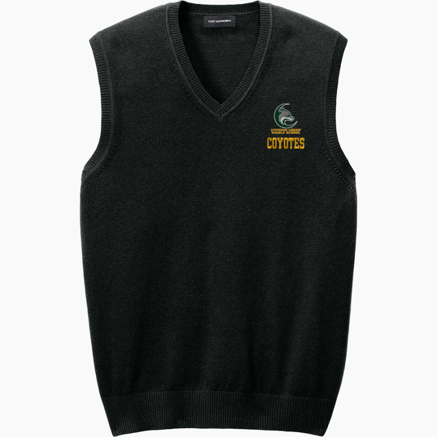 Cypress Creek Coyotes <span class="pdp-name-mascot">Cypress Creek Coyotes</span> Port Authority Men's Easy Care Sweater Vest
