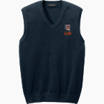 Glenn Grizzlies <span class="pdp-name-mascot">Tom Glenn Grizzlies</span> Port Authority Men's Easy Care Sweater Vest Front Thumbnail