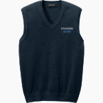 Springbrook Blue Devils <span class="pdp-name-mascot">Springbrook Blue Devils</span> Port Authority Men's Easy Care Sweater Vest Front Thumbnail