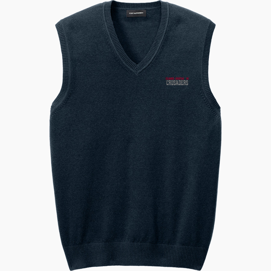 Columbus Christian Inc Crusaders <span class="pdp-name-mascot">Columbus Christian Inc Crusaders</span> Port Authority Men's Easy Care Sweater Vest