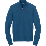 Plainfield Quakers <span class="pdp-name-mascot">Plainfield Quakers</span> Port Authority Men's Easy Care 1/4-Zip Sweater Front Thumbnail
