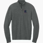 French-American School of New York - Online Store <span class="pdp-name-mascot">French-American School Sharks</span> Port Authority Men's Easy Care 1/4-Zip Sweater Front Thumbnail