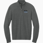 Believe In You Port Authority Men's Easy Care 1/4-Zip Sweater Front Thumbnail