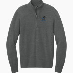 MacArthur Elementary Mustangs Port Authority Men's Easy Care 1/4-Zip Sweater Front Thumbnail