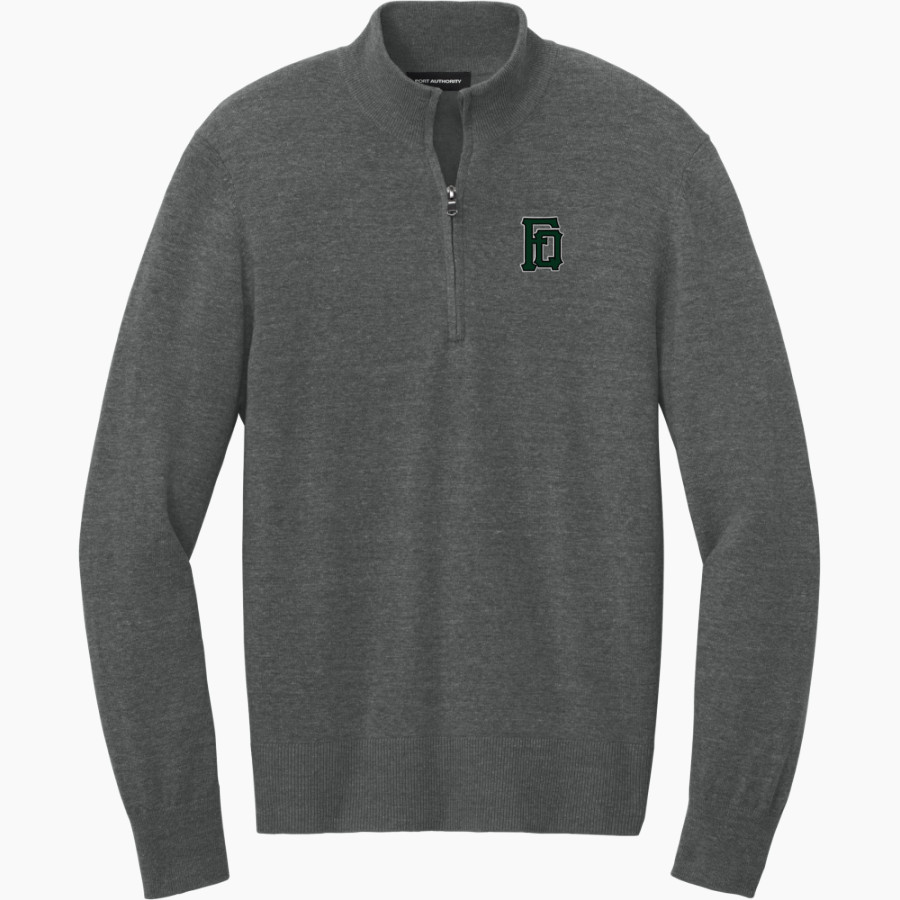 Franklin Quakers <span class="pdp-name-mascot">Franklin Quakers</span> Port Authority Men's Easy Care 1/4-Zip Sweater