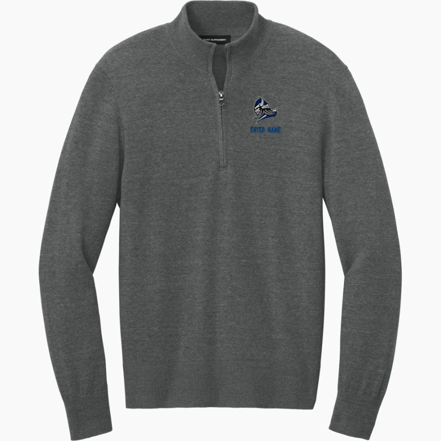 Winnebago Lutheran Vikings Online Store <span class="pdp-name-mascot">Winnebago Lutheran Academy Vikings</span> Port Authority Men's Easy Care 1/4-Zip Sweater