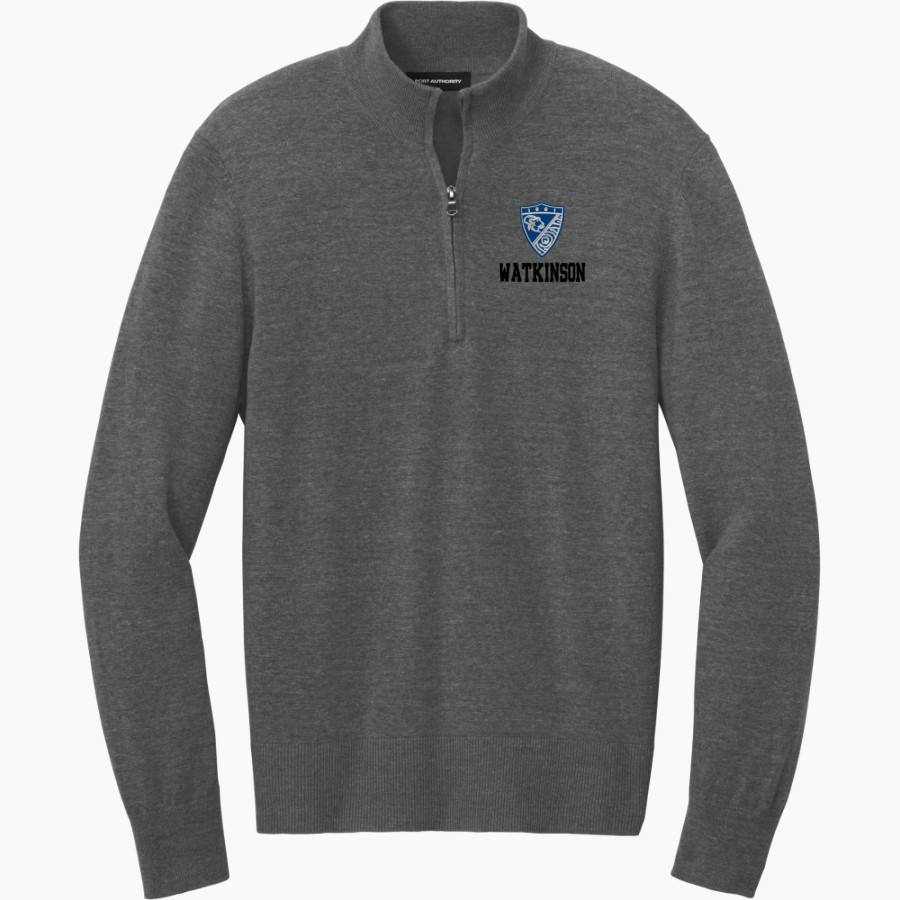 Watkinson Rams <span class="pdp-name-mascot">Watkinson Rams</span> Port Authority Men's Easy Care 1/4-Zip Sweater