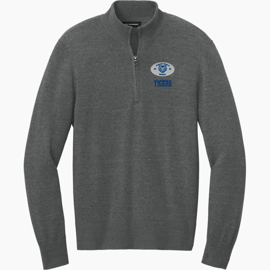 Sumner Tigers <span class="pdp-name-mascot">Sumner High School Tigers</span> Port Authority Men's Easy Care 1/4-Zip Sweater