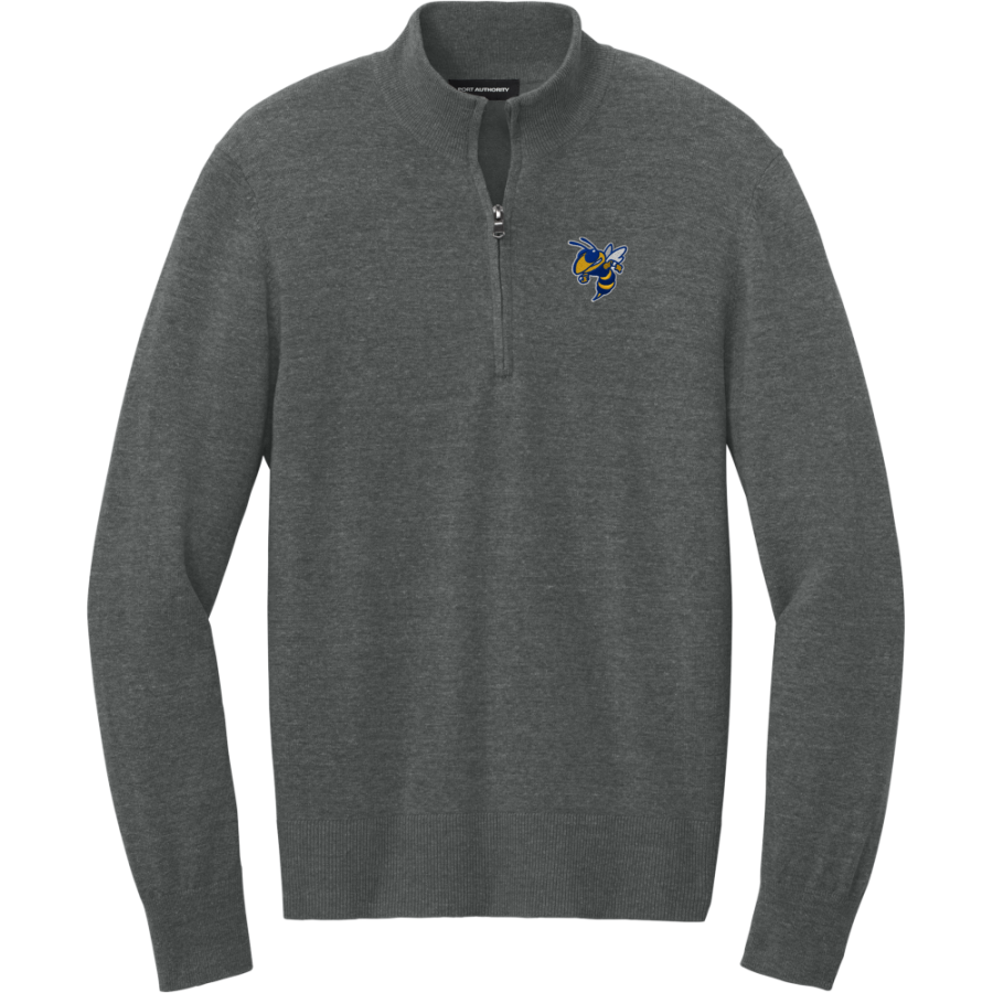 Gilbert Yellowjackets <span class="pdp-name-mascot">Gilbert School Yellowjackets</span> Port Authority Men's Easy Care 1/4-Zip Sweater