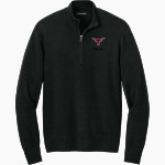 LOCKNEY HIGH SCHOOL LONGHORNS Port Authority Men's Easy Care 1/4-Zip Sweater Front Thumbnail
