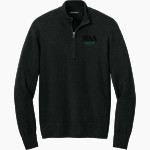 Mount Alvernia Academy Hawks Port Authority Men's Easy Care 1/4-Zip Sweater Front Thumbnail
