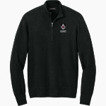 EDGEWOOD CRUSADERS The Official Online Store Port Authority Men's Easy Care 1/4-Zip Sweater Front Thumbnail