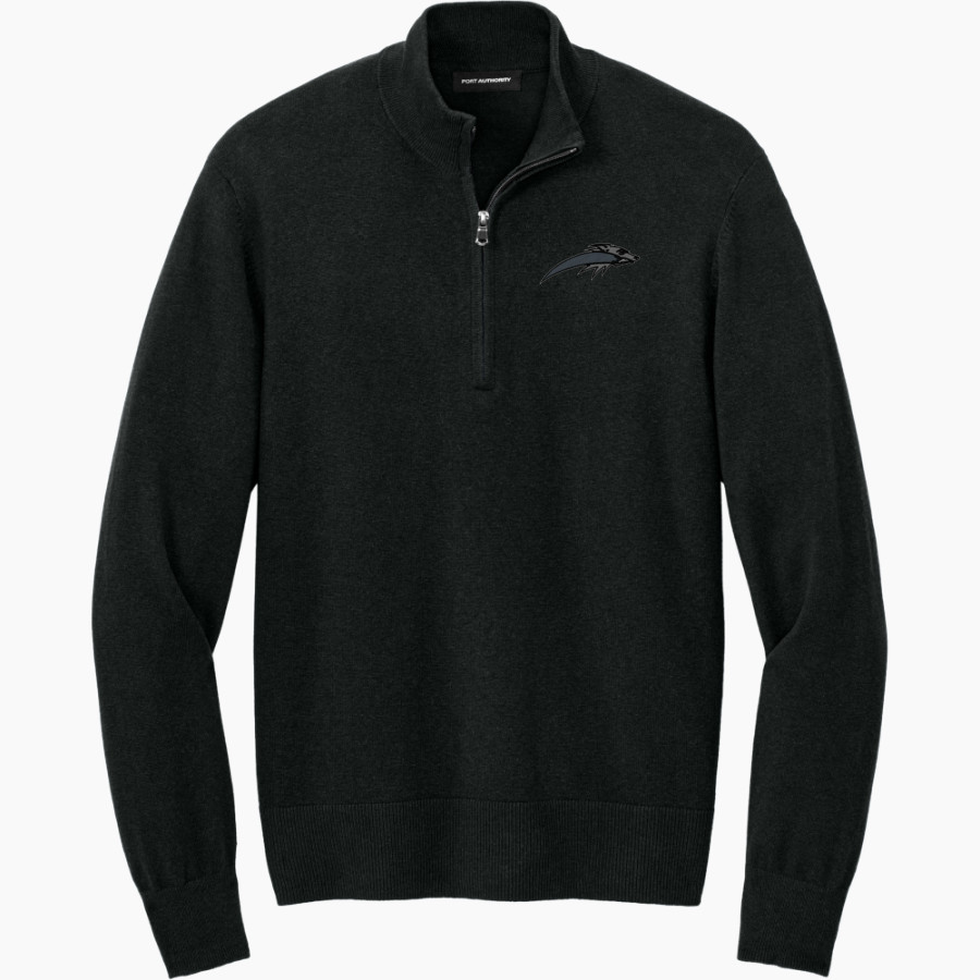 DENAIR HIGH SCHOOL COYOTES <span class="pdp-name-mascot">DENAIR COYOTES</span> Port Authority Men's Easy Care 1/4-Zip Sweater