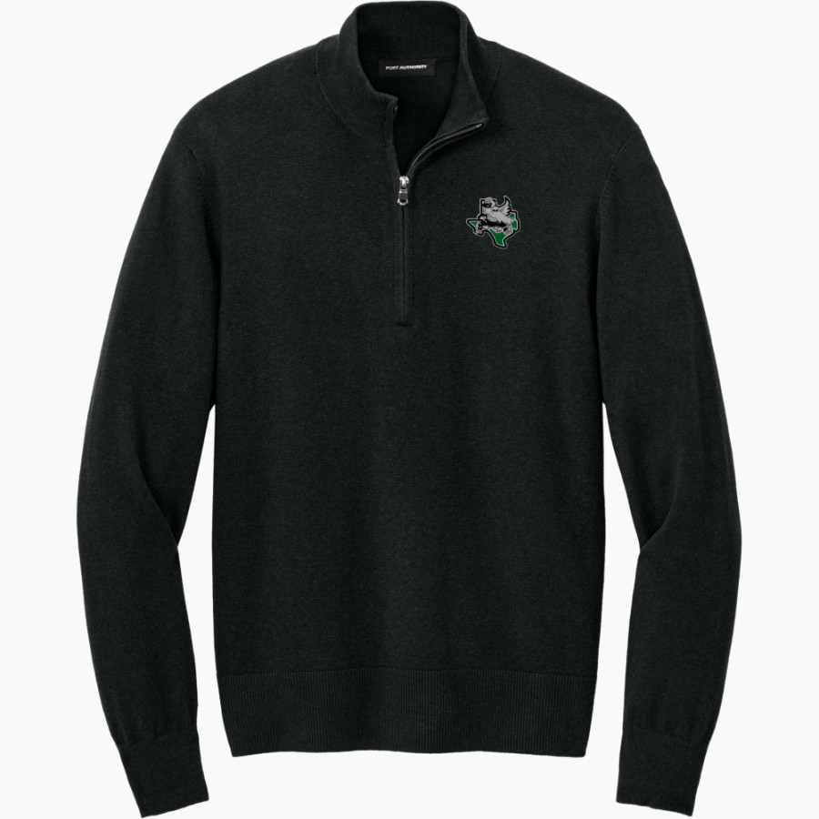 IOWA PARK HIGH SCHOOL HAWKS Port Authority Men's Easy Care 1/4-Zip Sweater